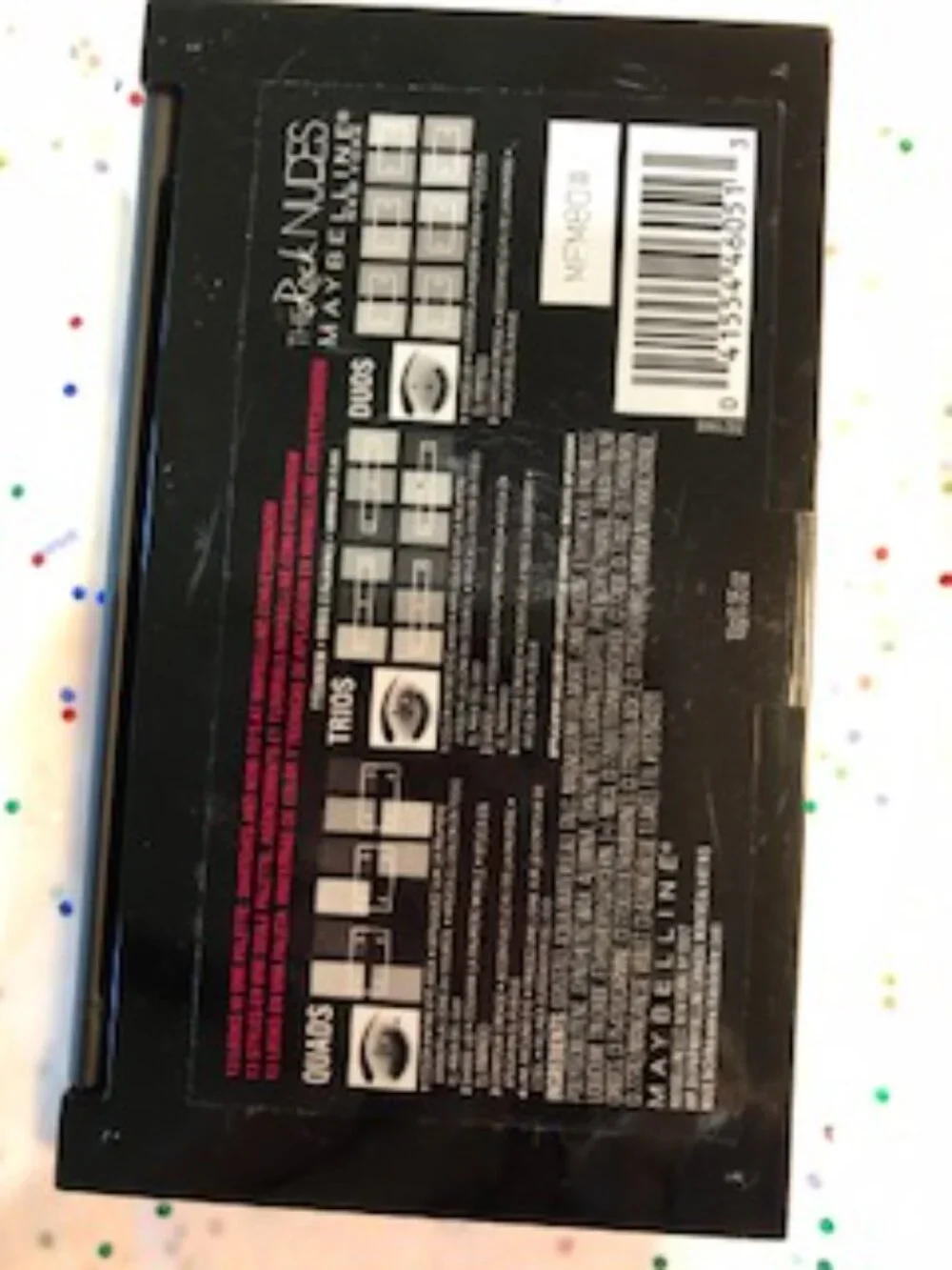 Rock Nudes NWT Maybelline 12 Shade Eye Shadow Smoky Matte Heavy Metal Colors
